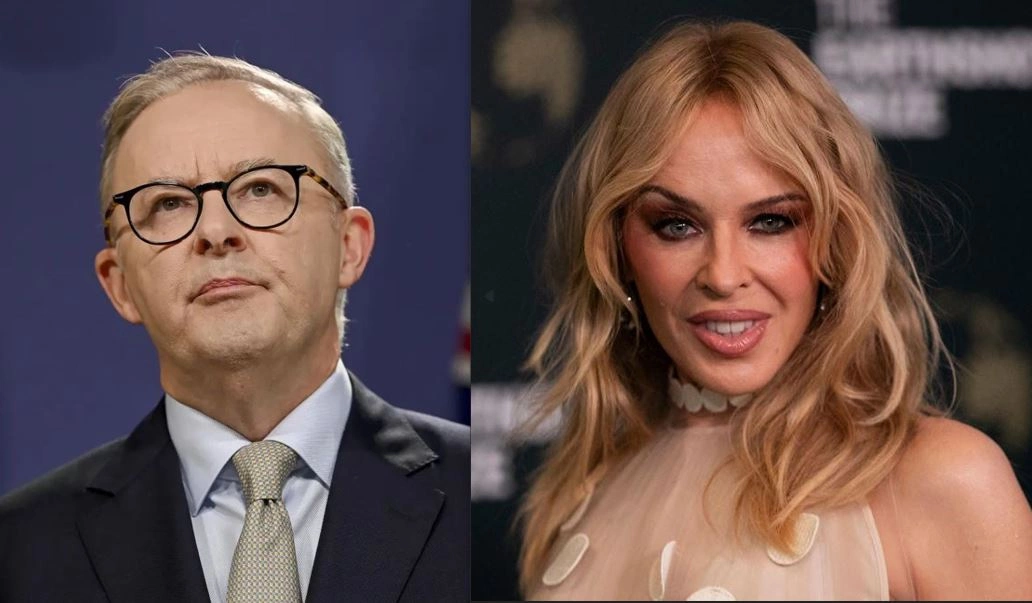 Anthony Albanese dhe Kylie Minogue