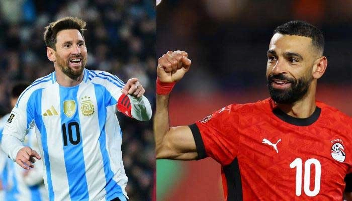 Lionel Messi dhe Mohamed Salah