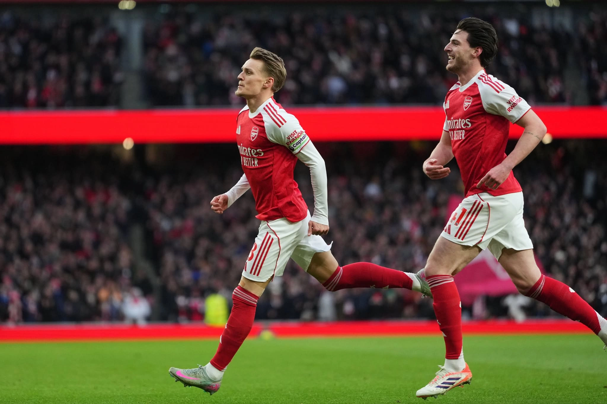 Martin Odegaard dhe Declan Rice
