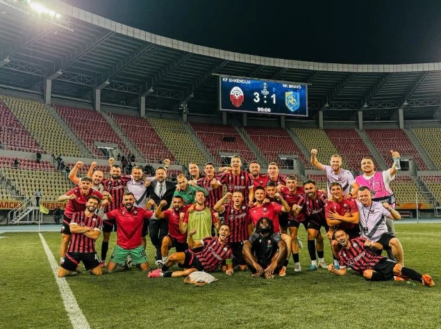 Shkëndija advances, eliminates the Slovenian team