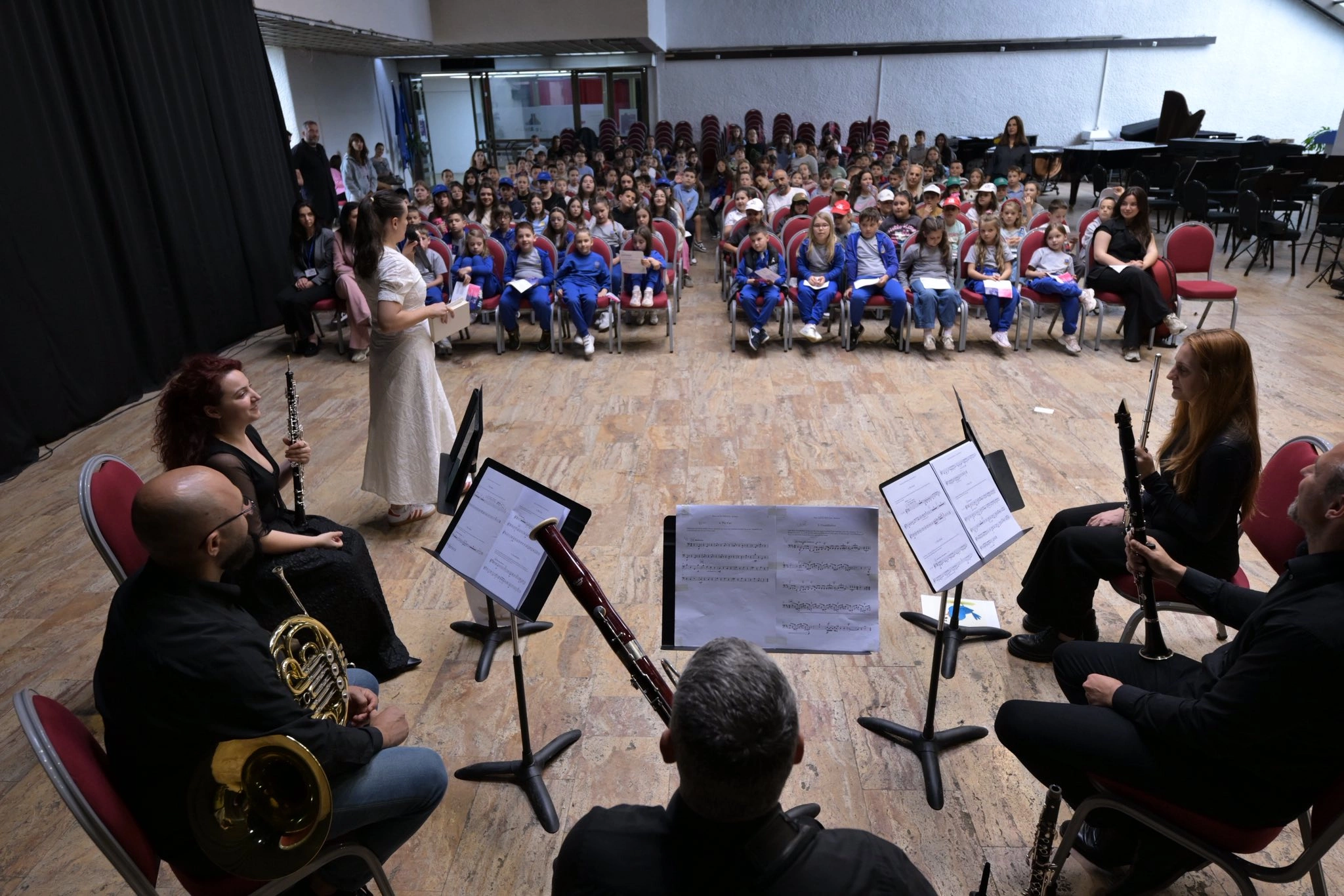 Në interpretimin e kuintetit frymor të Filharmonisë