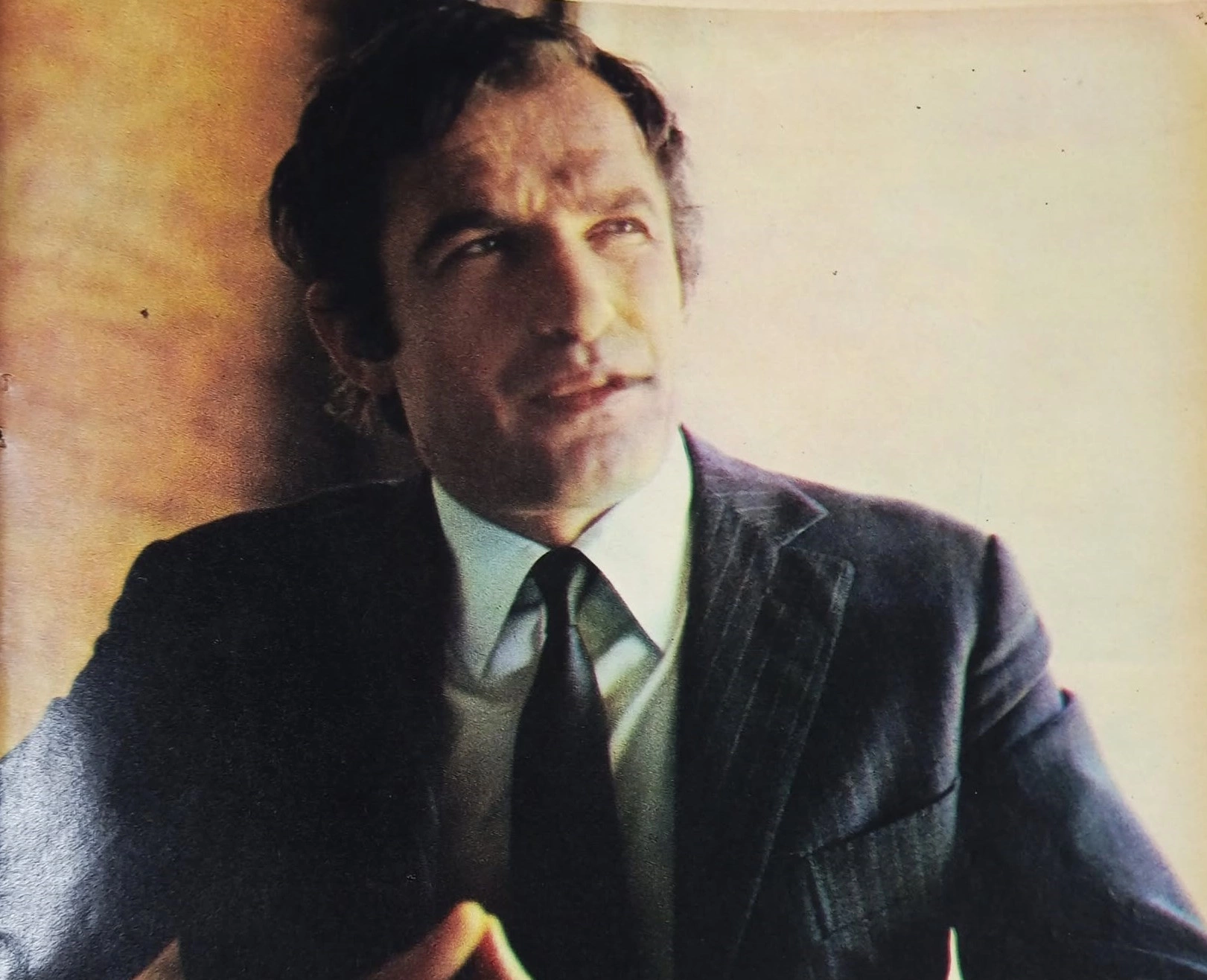 Portret i Bekim Fehmiut i botuar në revistën “Plavi vjesnik” të Zagrebit më 11 tetor të vitit 1971