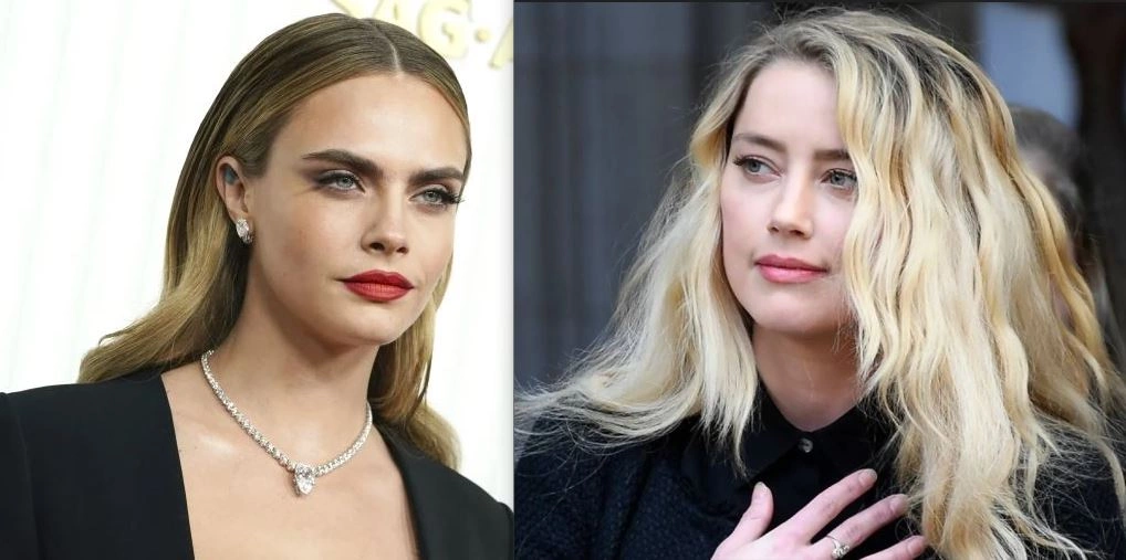 Cara Delevingne dhe Amber Heard