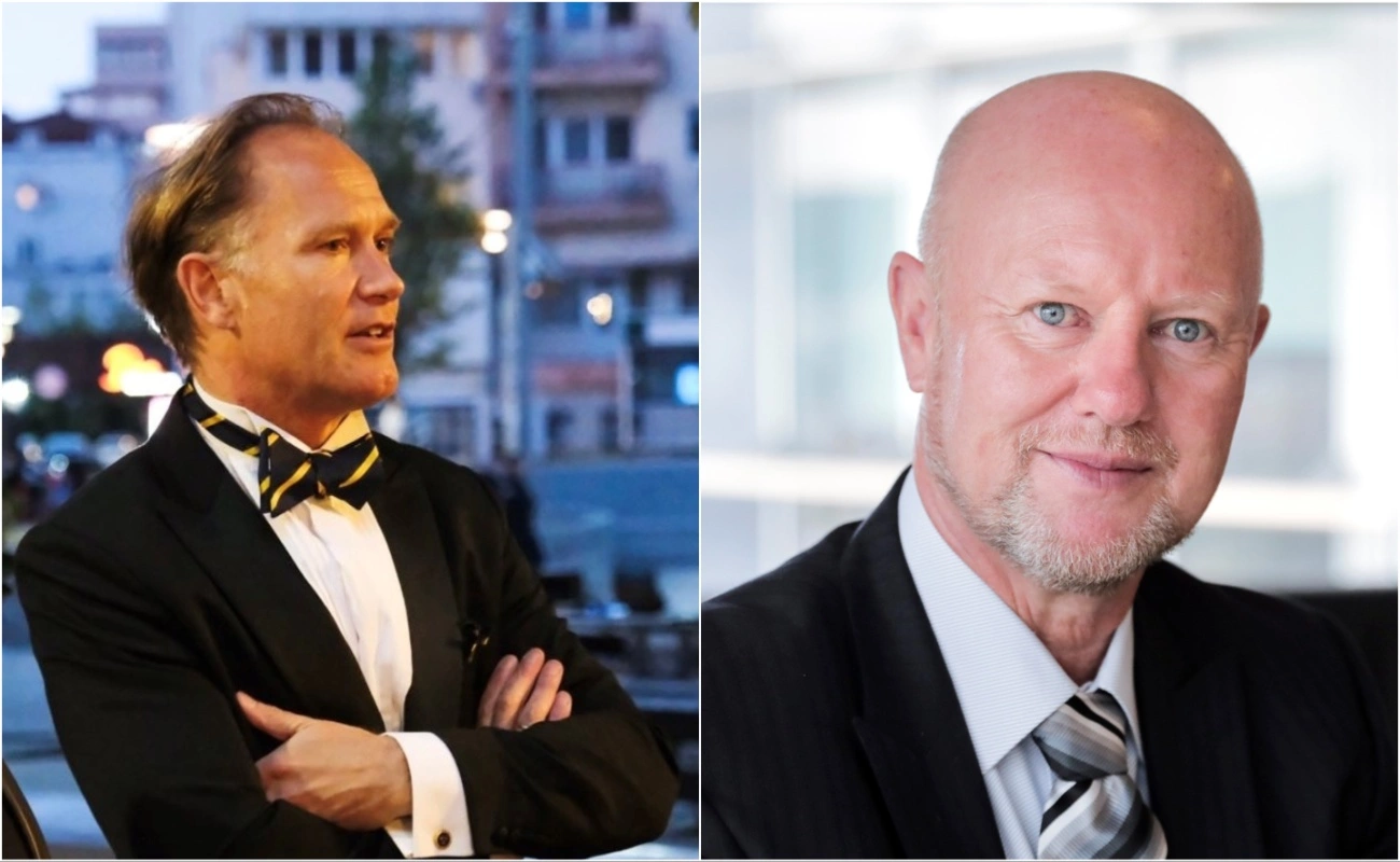 Sh.T. z. Jonas Westerlund, Ambasador i Suedisë në Kosovë  z. Hubert Perr, Udhëheqës për Bashkëpunim i Zyrës së Bashkimit Evropian në Kosovë