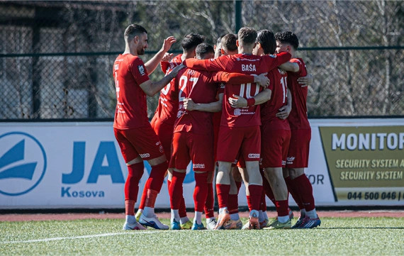 Gjilani fiton me shumë vështirësi ndaj Prishtinës së Re