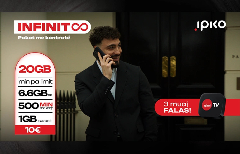 IPKO prezanton pakot e përditësuara INFINIT