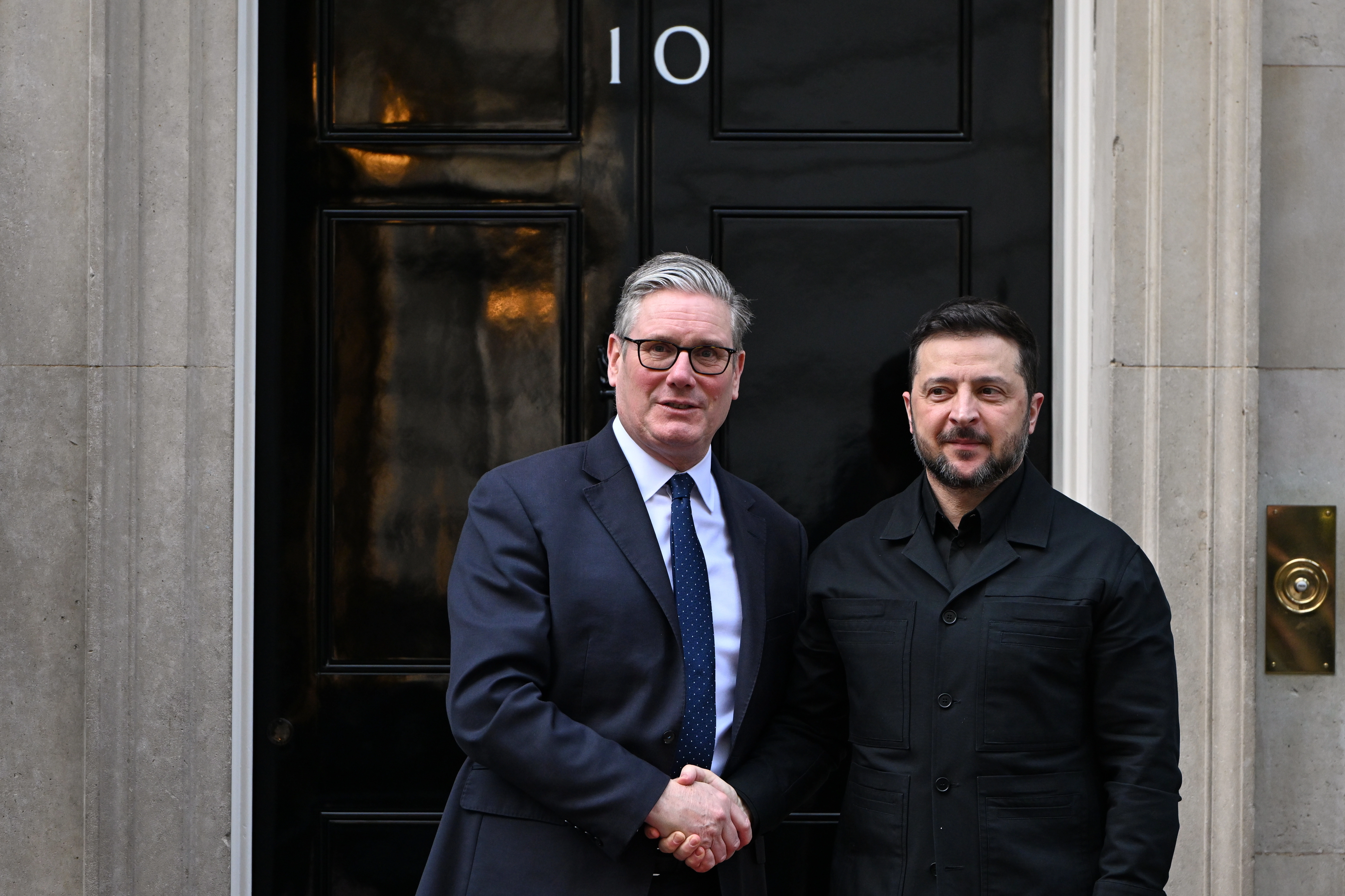 Keir Starmer dhe Volodymyr Zelensky