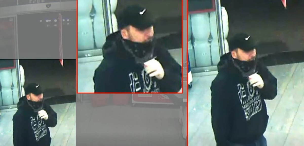 E hoqi maskën gjatë grabitjes  Policia ia publikon pamjet dhe e shpall në kërkim