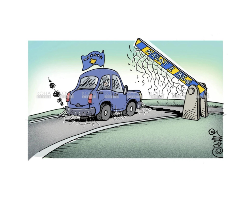 Karikatura e ditës - Heqja e masave të BE-së