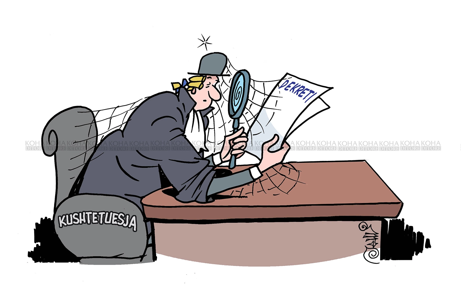 Kushtetuesja dhe dekreti i presidentës