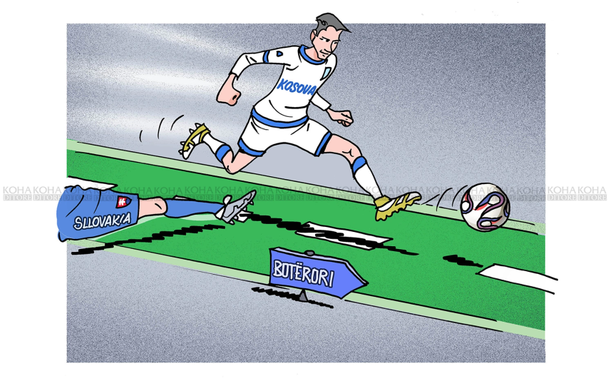 Karikatura e ditës - Kosova drejt Botërorit