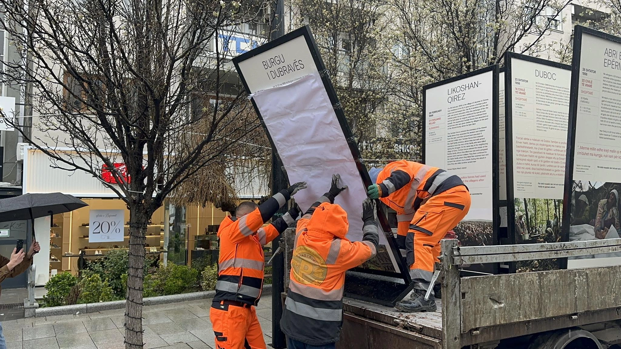 Komuna pezullon lejen për ekspozitën me pasaktësi për masakrat