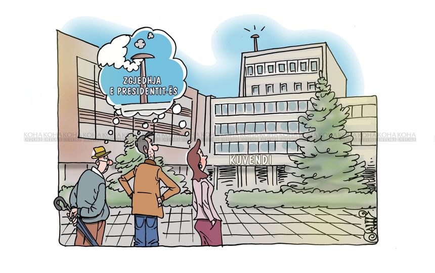 Karikatura e ditës - Duke pritur zgjedhjen e presidentit/es