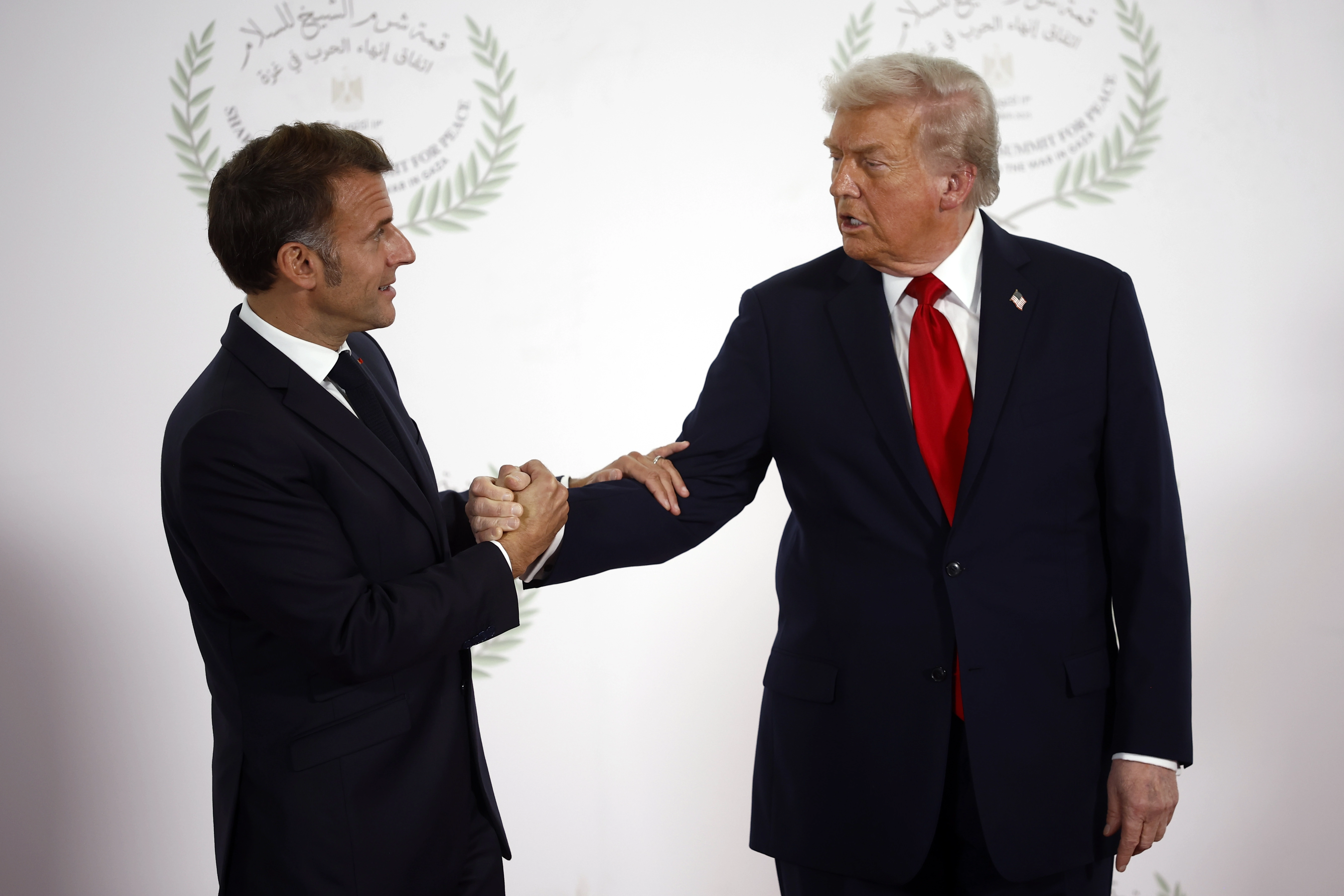 Donald Trump dhe Emmanuel Macron
