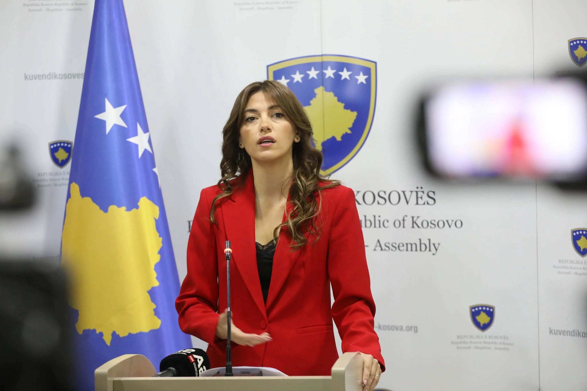 Kryetarja e Kuvendit, Albulena Haxhiu