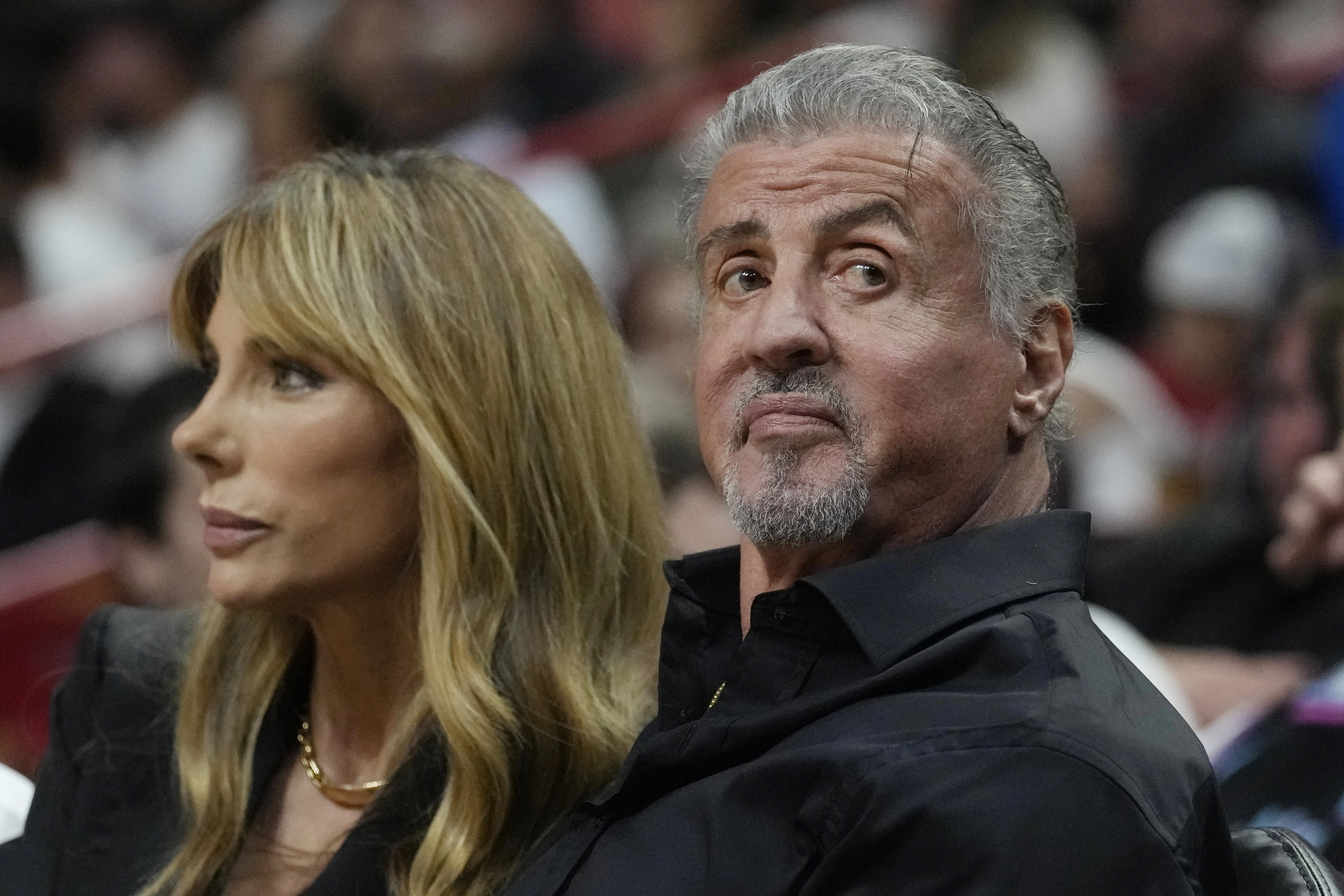 Sylvester Stallone dhe bashkëshortja e tij, Jennifer Flavin.
