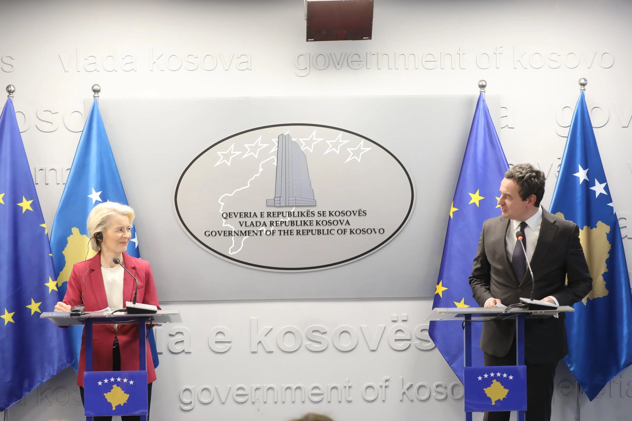 Ursula von der Leyen & Albin Kurti