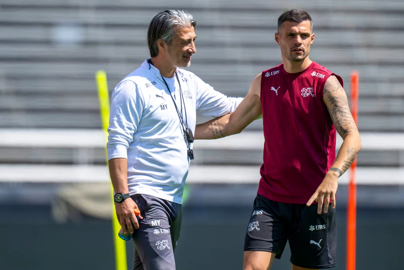 Murat Yakin dhe Granit Xhaka