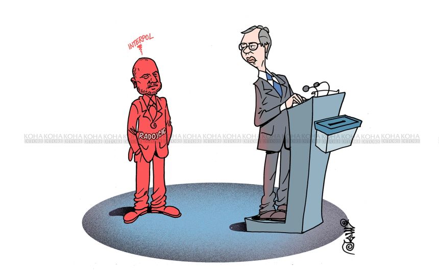 Karikatura e ditës - Radoiçiq dhe fushata zgjedhore në Serbi