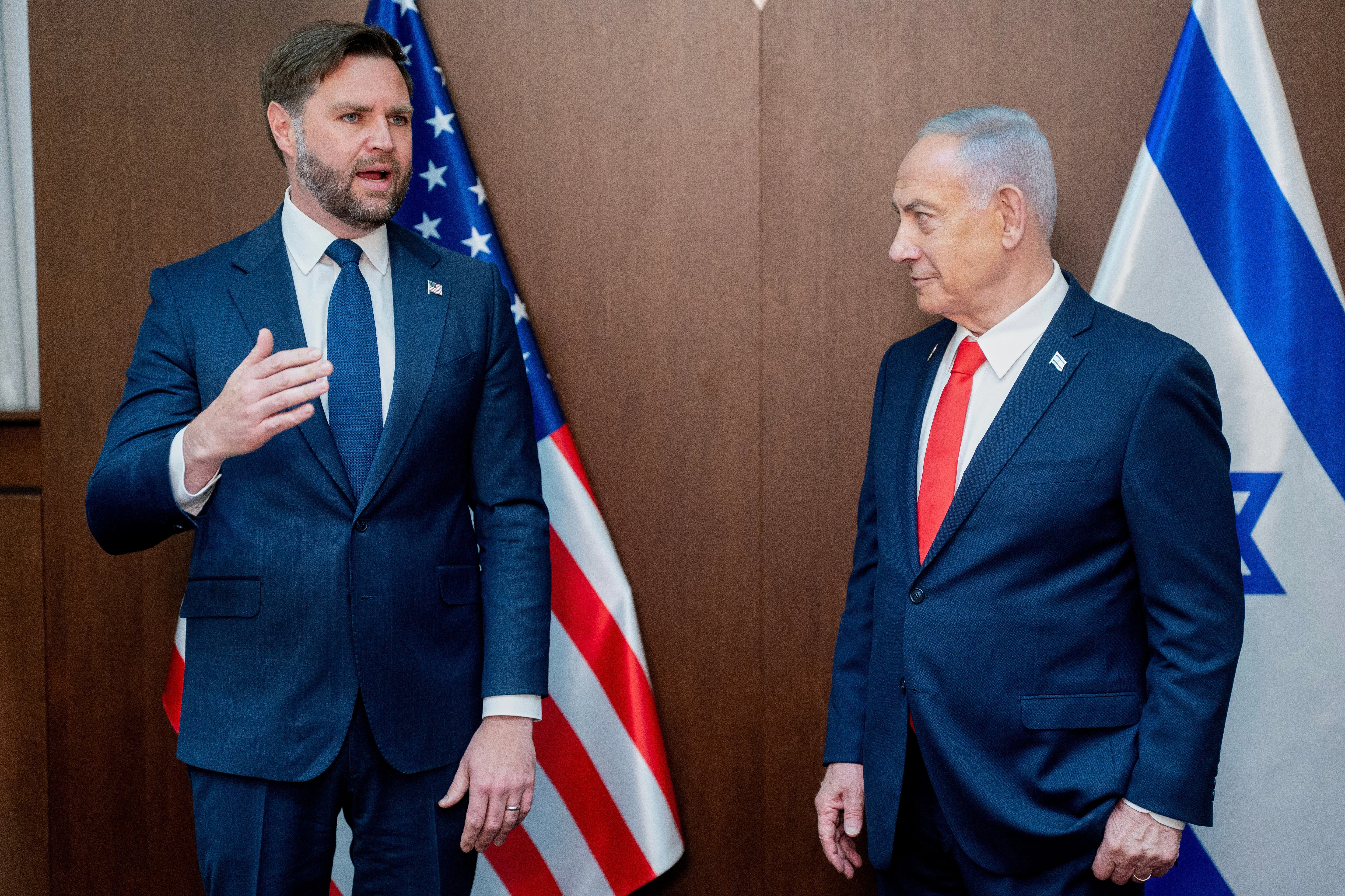 JD Vance Benjamin Netanyahu