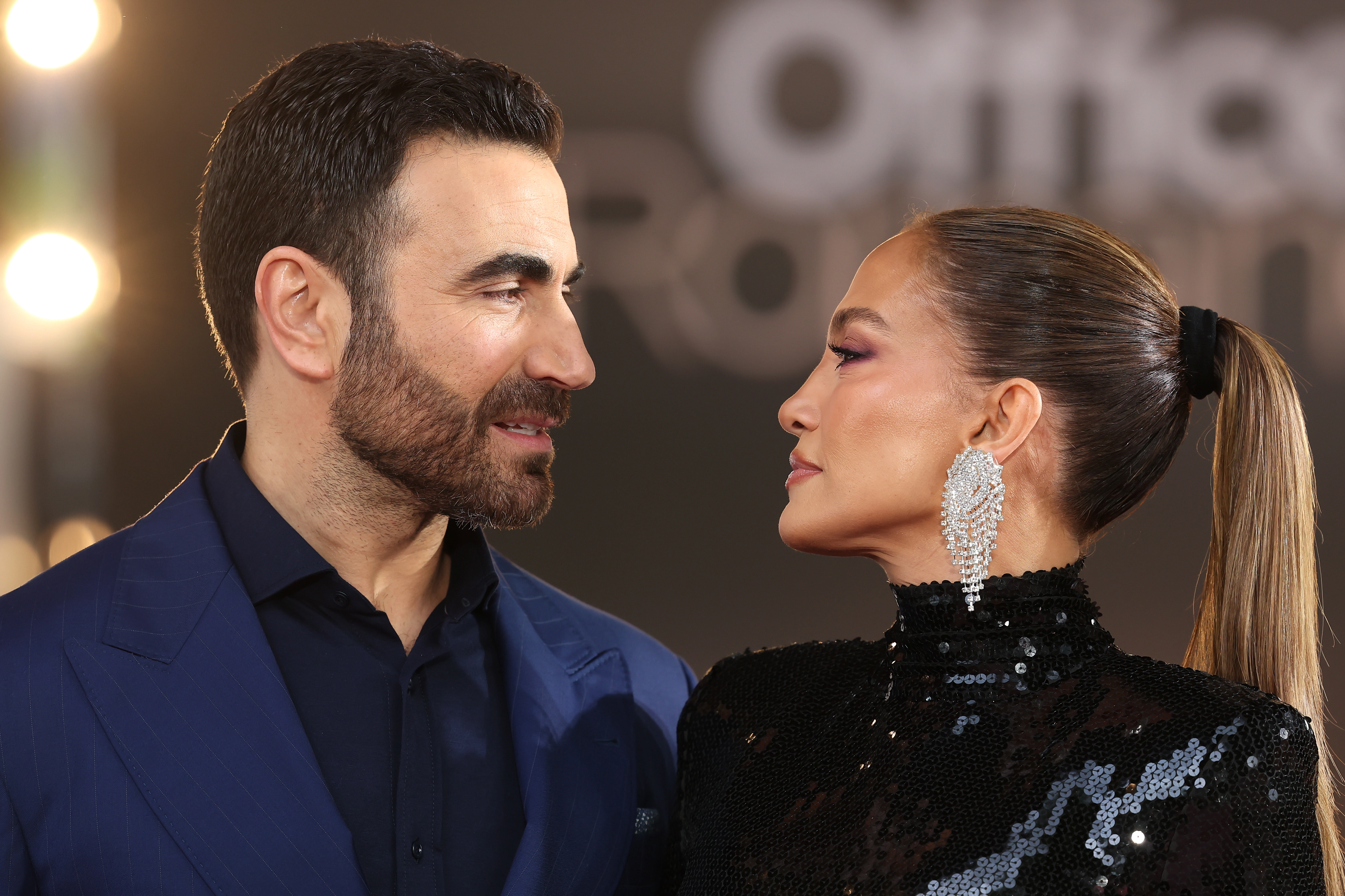 Lopez dhe Goldstein gjatë promovimit të filmit “Office Romance”