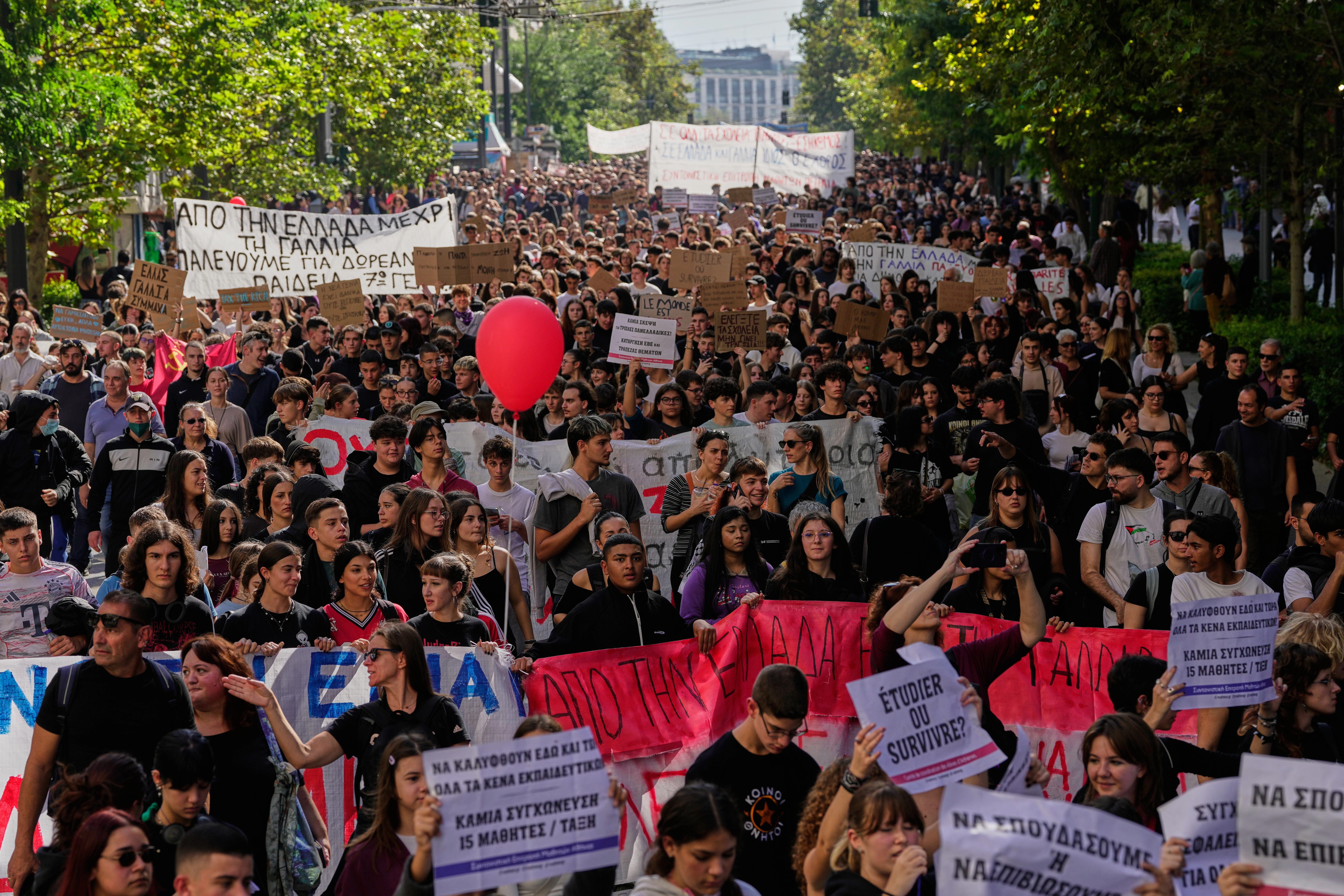 Athinë, Greqi, protesta