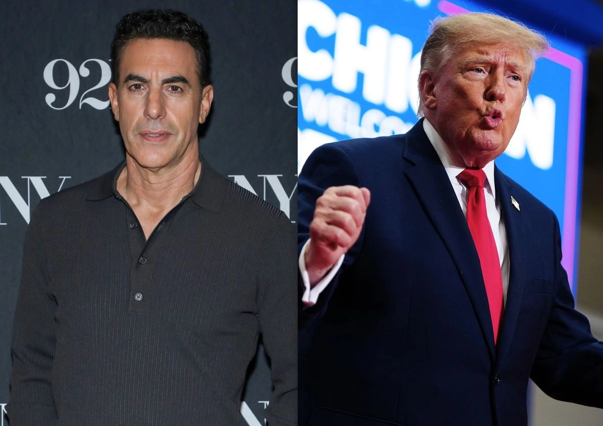 Sacha Baron Cohen dhe Donald Trump