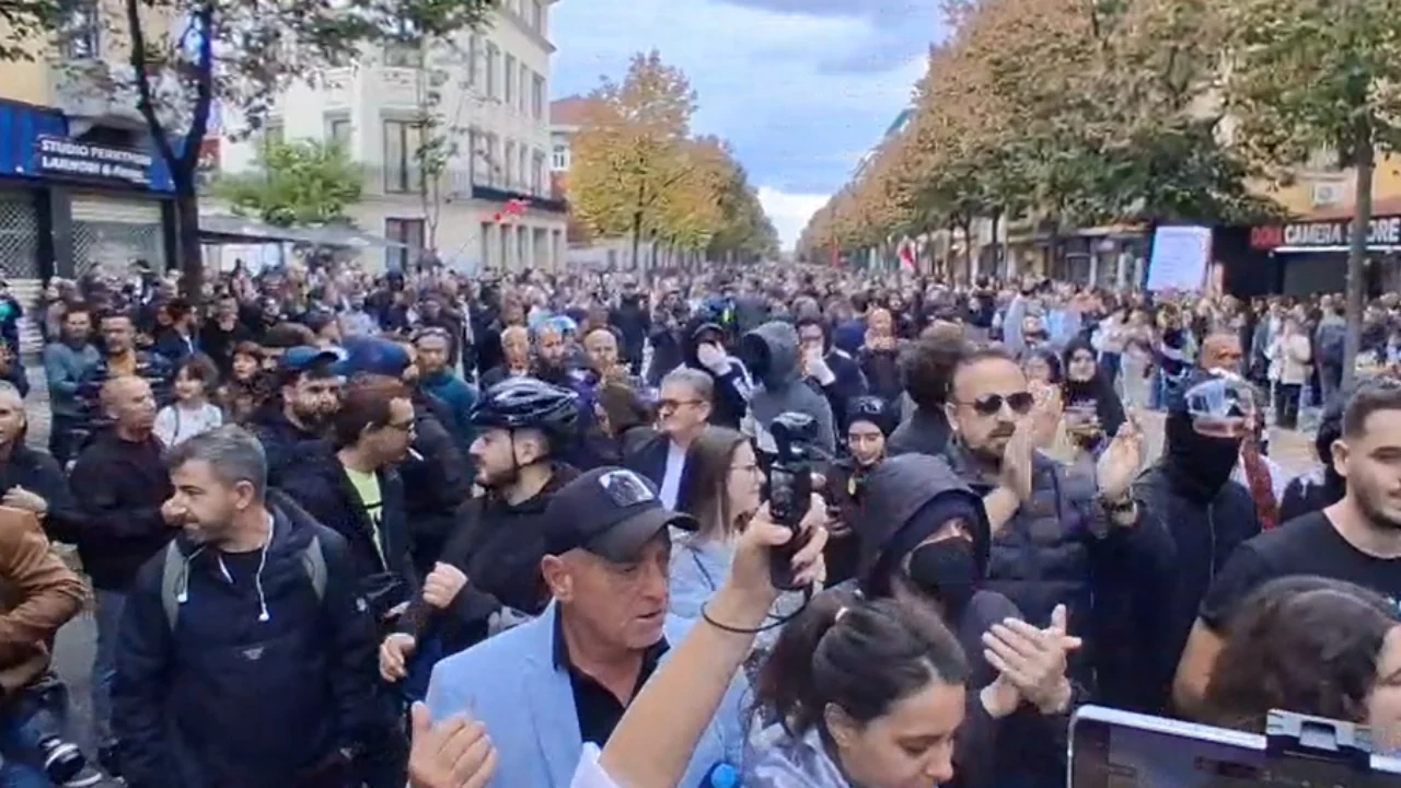 protesta, Shqipëri