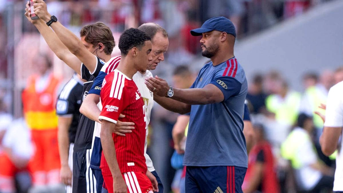 Vincent Kompany Jamal Musiala