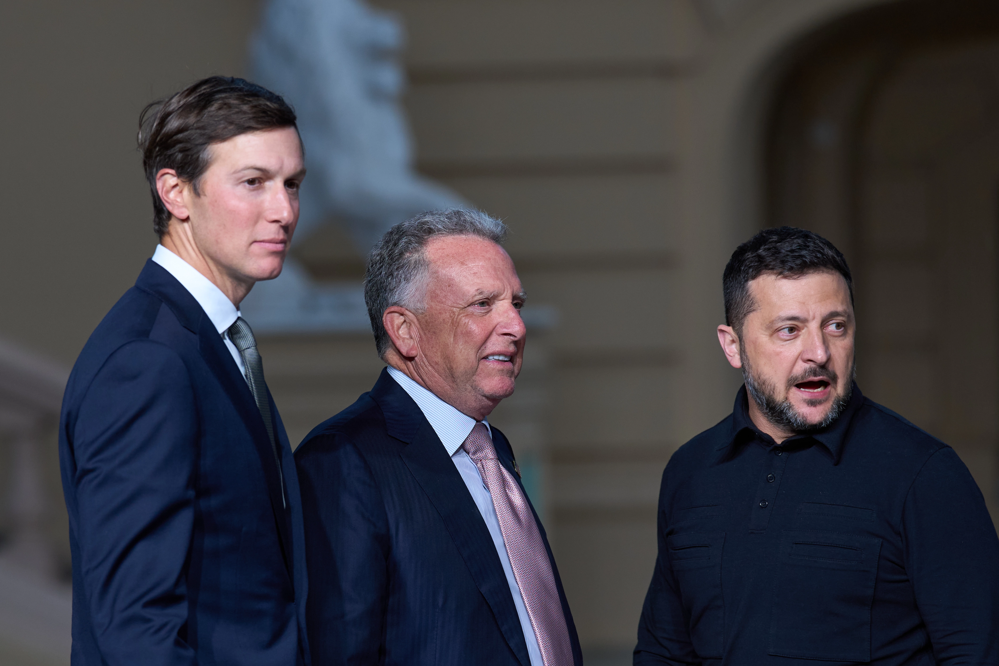 Volodymyr Zelensky, Steve Witkoff dhe Jared Kushner