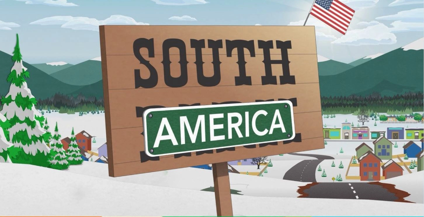 “South Park” bëhet “South America”