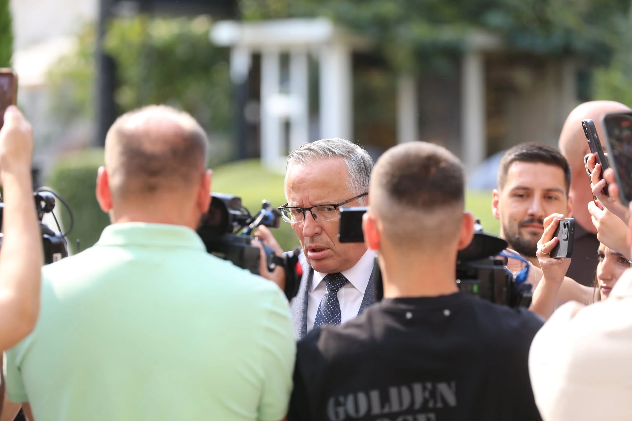 Kryetari i Partisë Demokratike të Kosovës, Bedri Hamza,