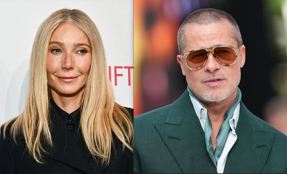 Gwyneth Paltrow dhe Brad Pitt