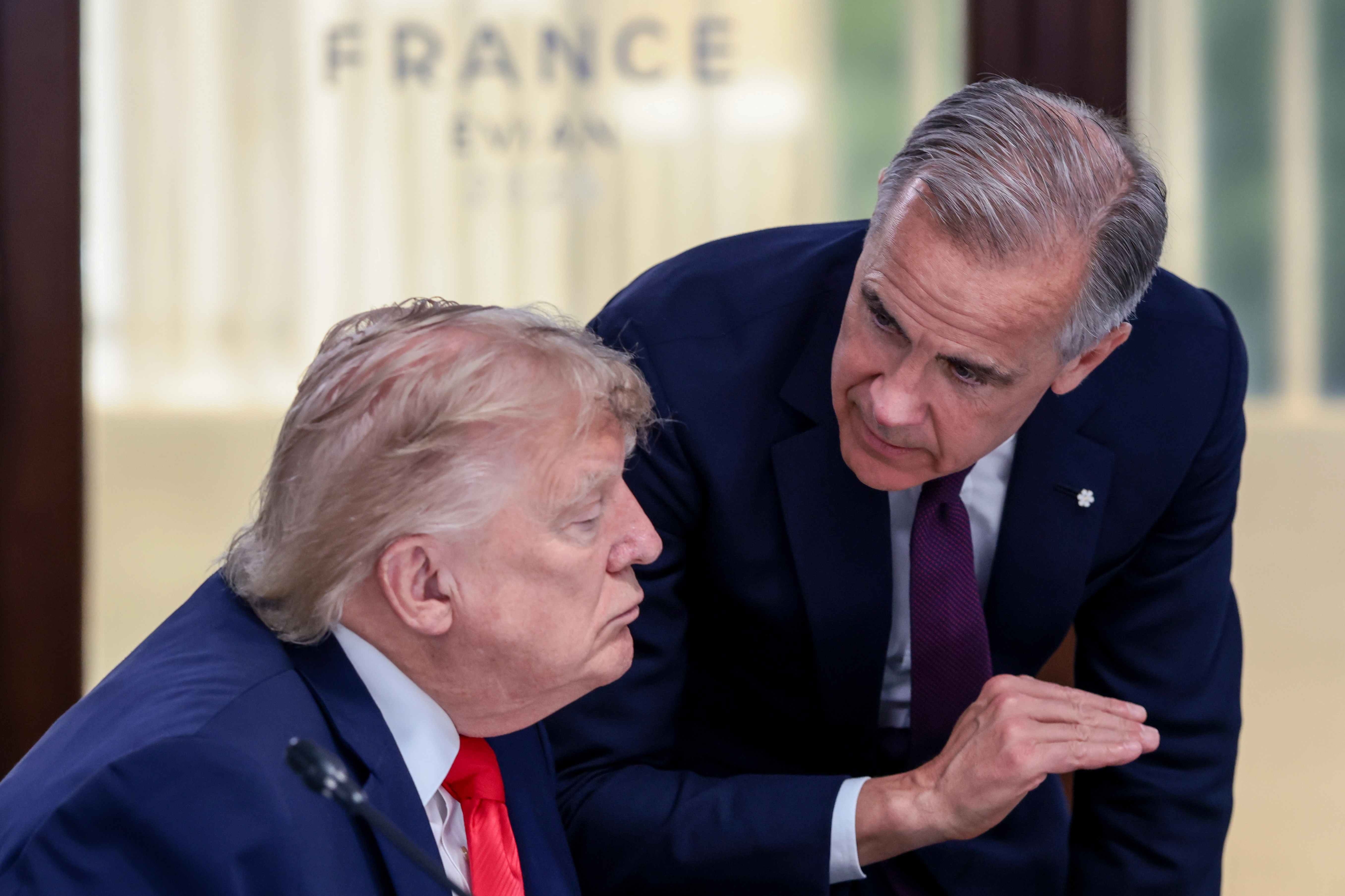 Mark Carney dhe Donald Trump