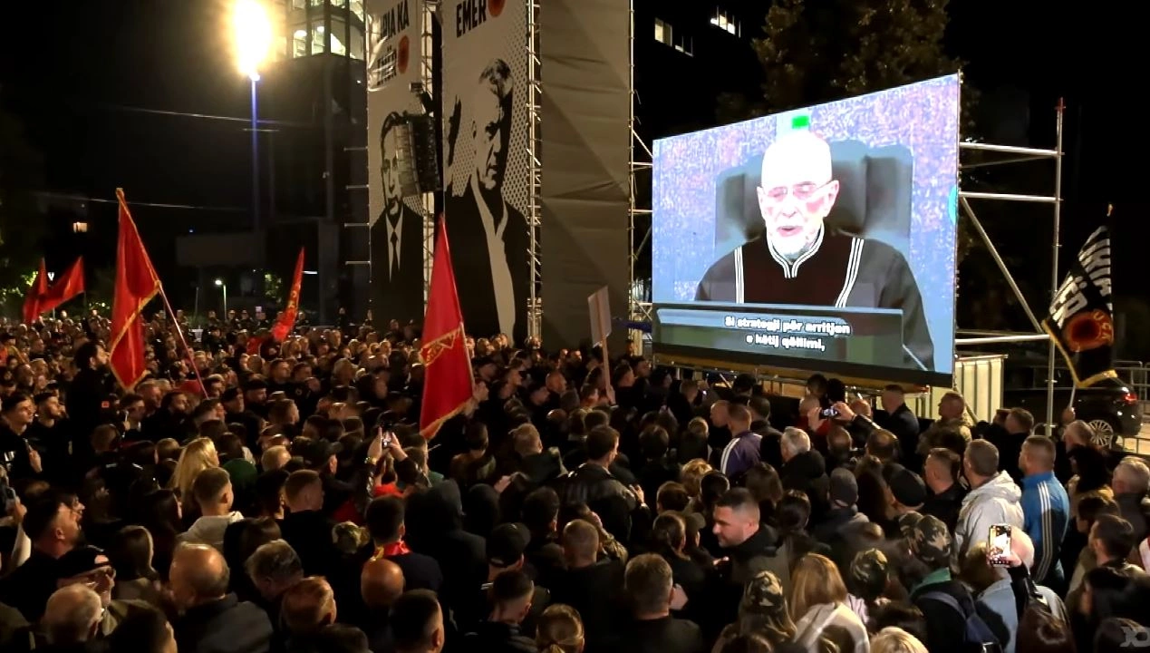 Pamje nga protesta