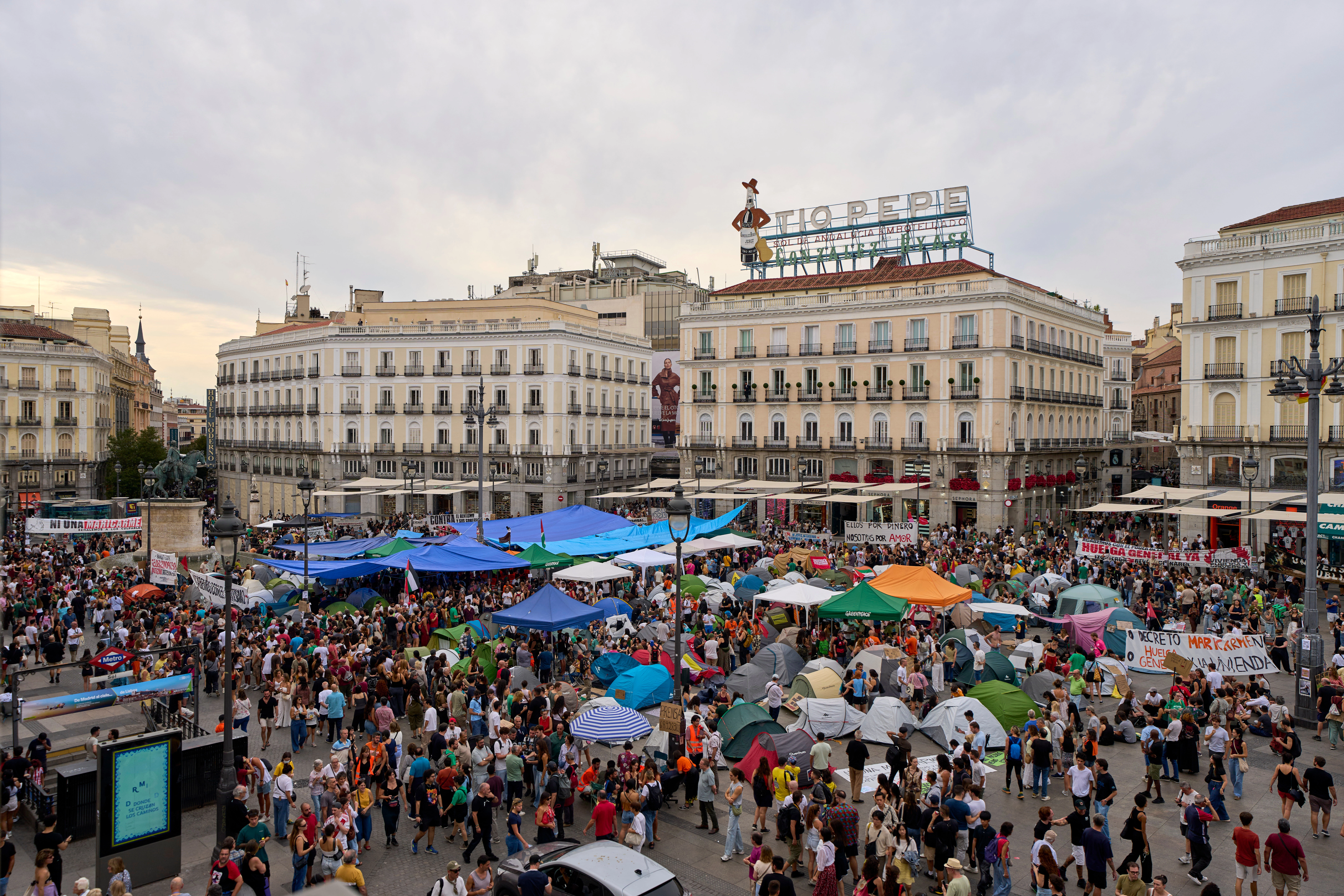 Madrid, protesta