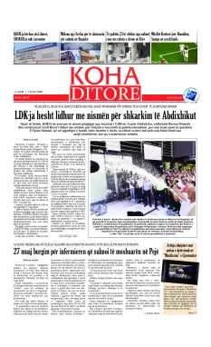 KOHA Daily front page no. 10416
