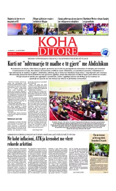KOHA Daily front page no. 10420