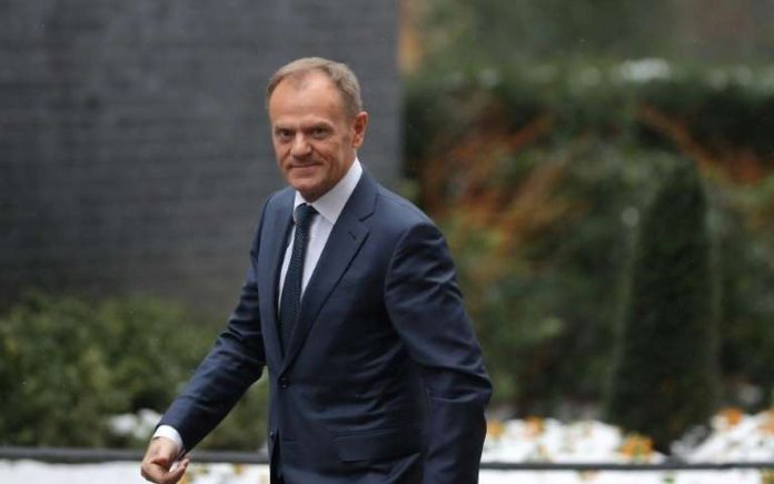Tusk: Asnjë marrëveshje me Londrën për Brexit pa zgjidhjen e problemit irlandez