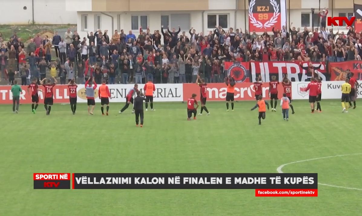 Raporti i KTV-së për ndeshjen gjysmëfinale të Kupës, Vëllaznimi - Drenica