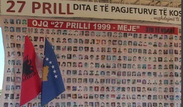 Sot në Mejë përkujtohen 376 personat e vrarë nga forcat serbe