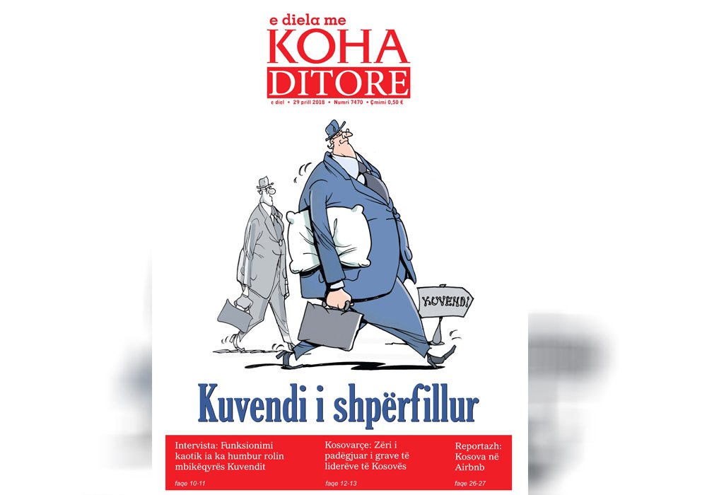 Shpërfillja e Kuvendit dhe shfrytëzimi i tij vetëm për mëditje, kryetemë e së dielës në “Koha Ditore”