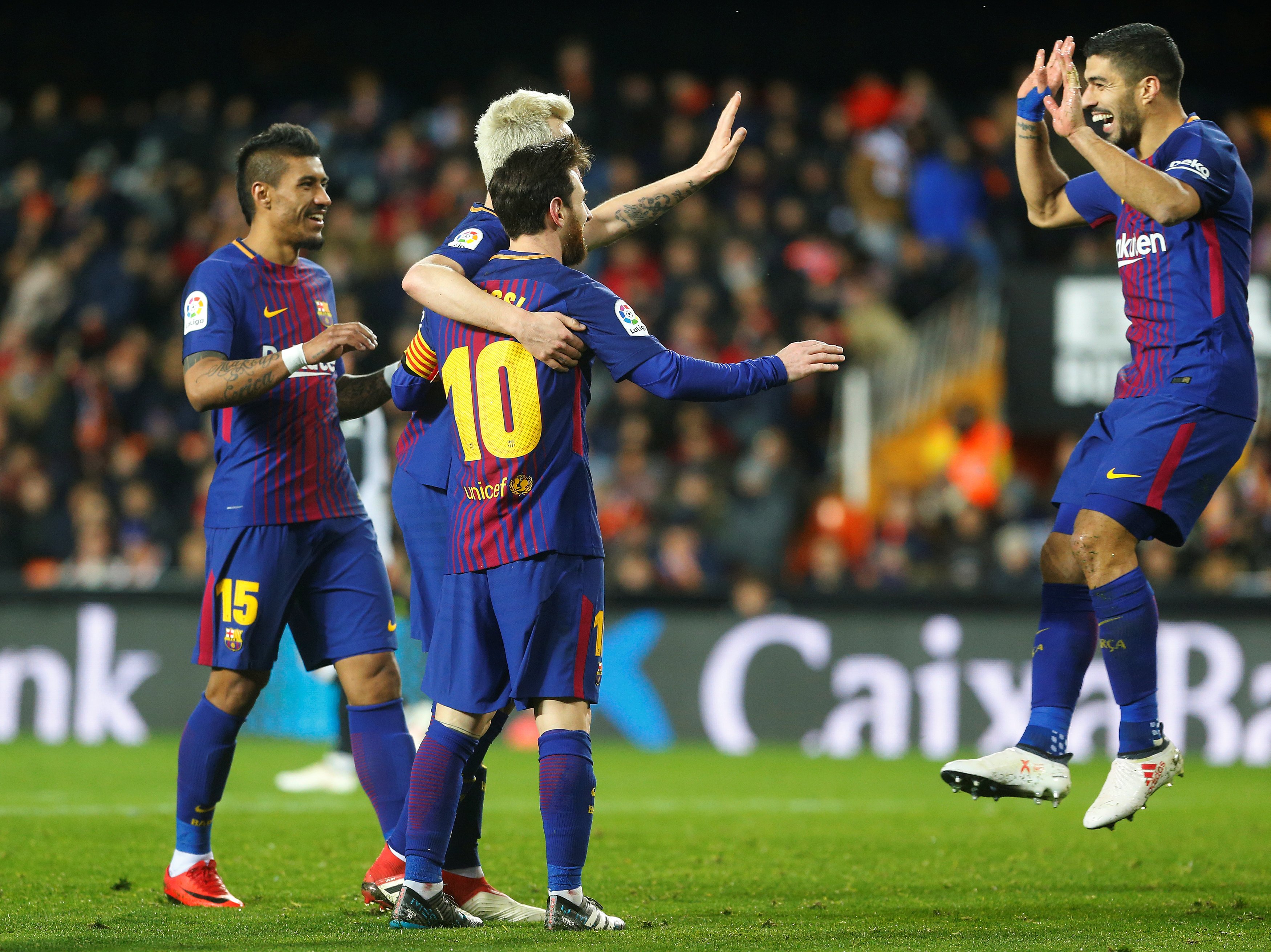 Barça eliminon Valencian, në finale përballet me Sevillën