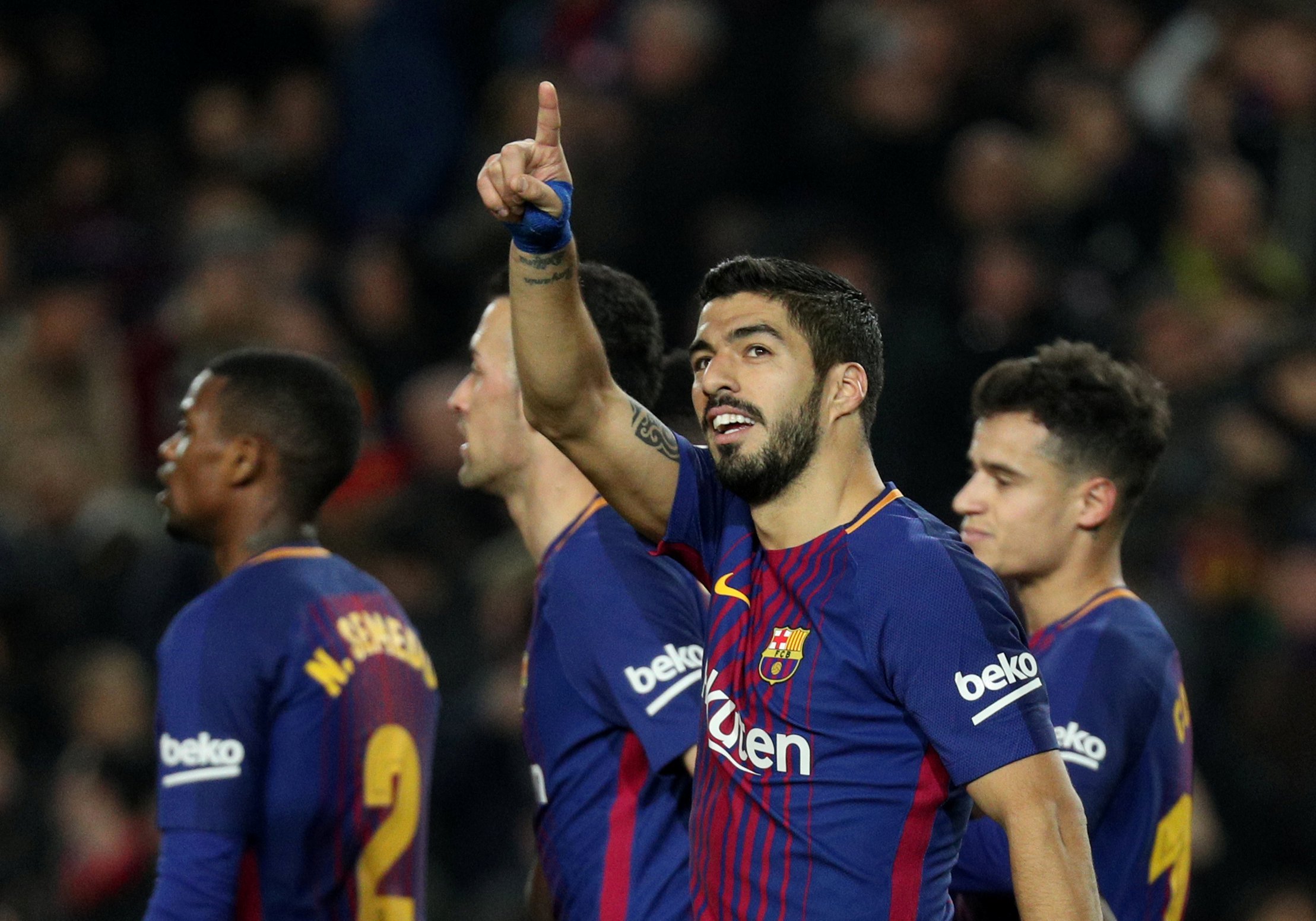 Barcelona “shkel” Gironan, shkëlqen Suarez