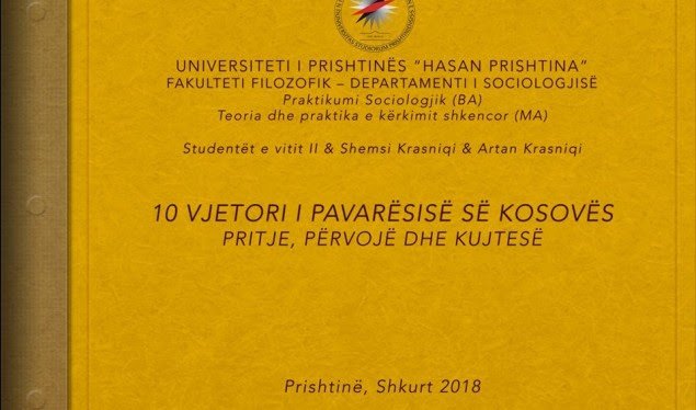 Prezantohet hulumtimi “10 vjetori i pavarësisë së Kosovës...”
