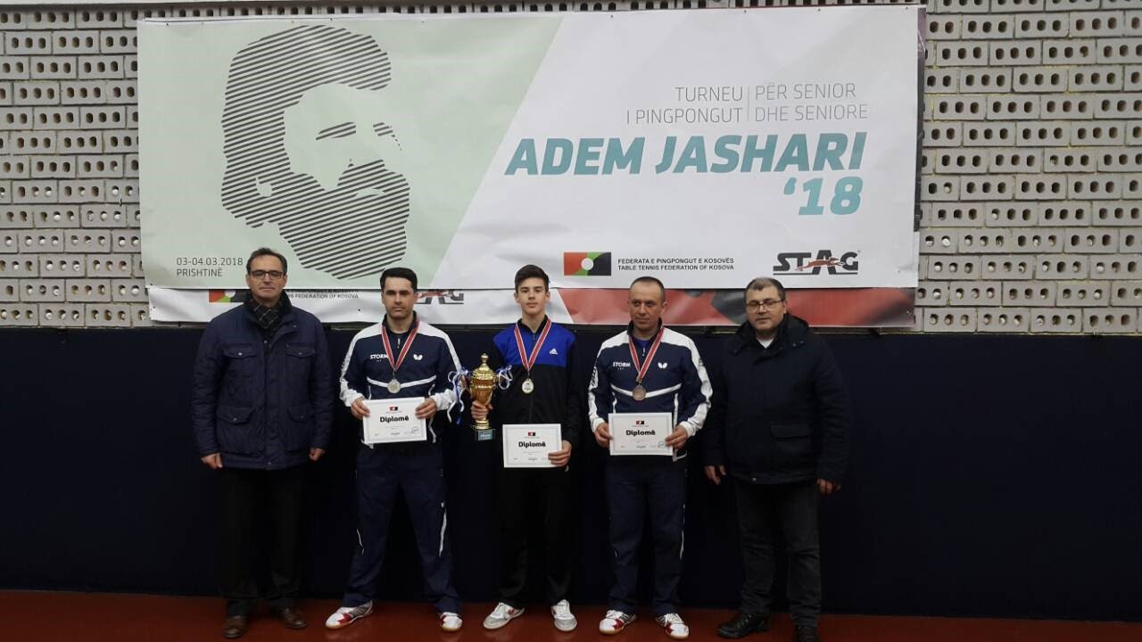 Karabaxhaku dhe Zeqiri triumfojnë në “Adem Jashari” në pingpong