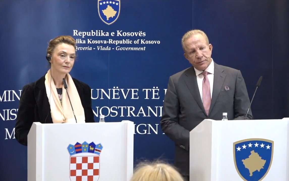 Ministrja kroate thotë se duhet të arrihet një marrëveshje juridikisht e zbatueshme mes Kosovës e Serbisë