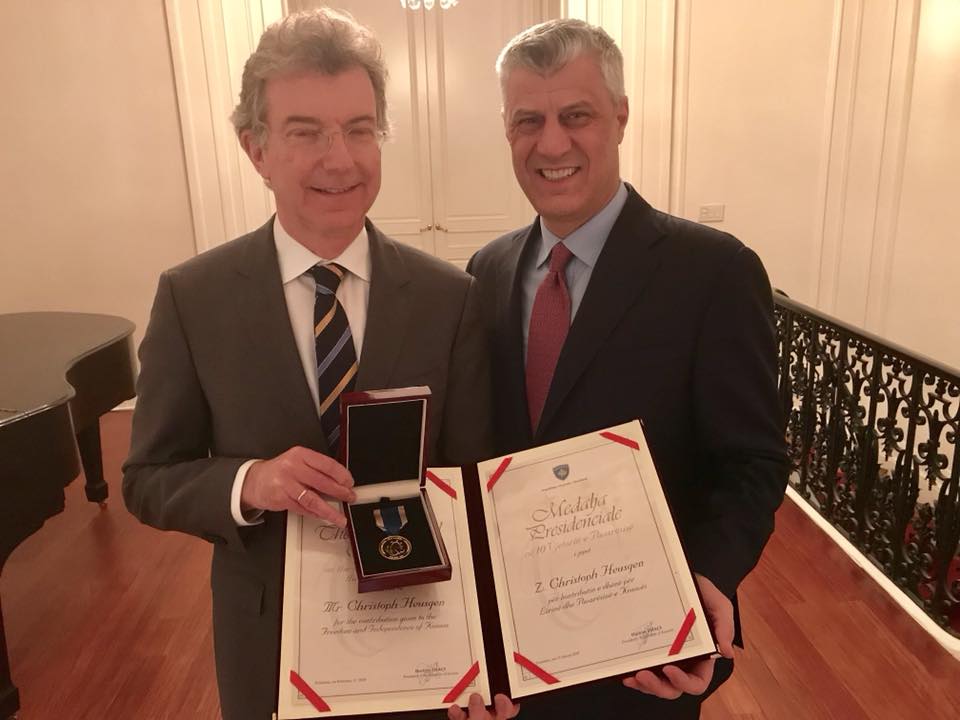 Thaçi dekoron me medaljen presidenciale ambasadorin e Gjermanisë në OKB