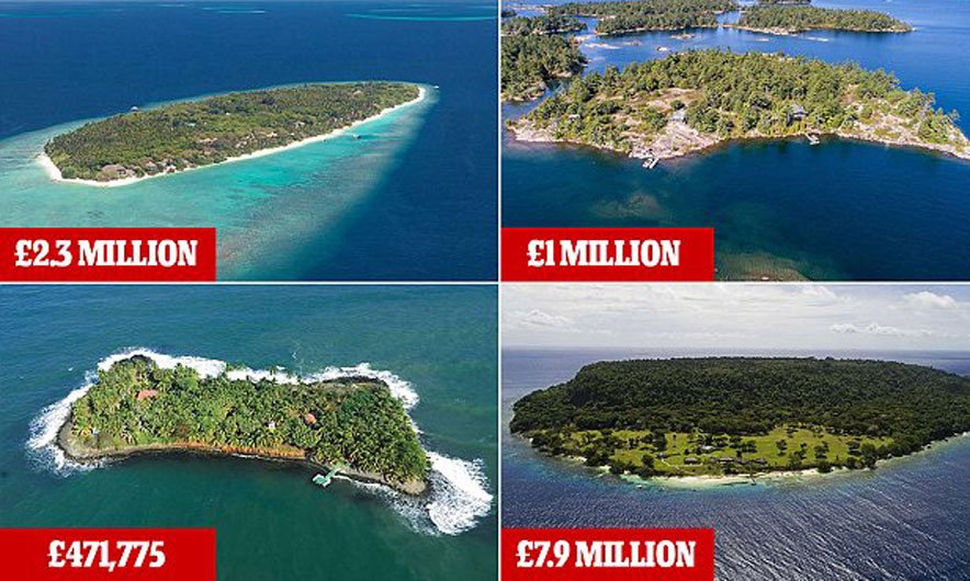 Ishuj në shitje, duke filluar nga 300 mijë funte