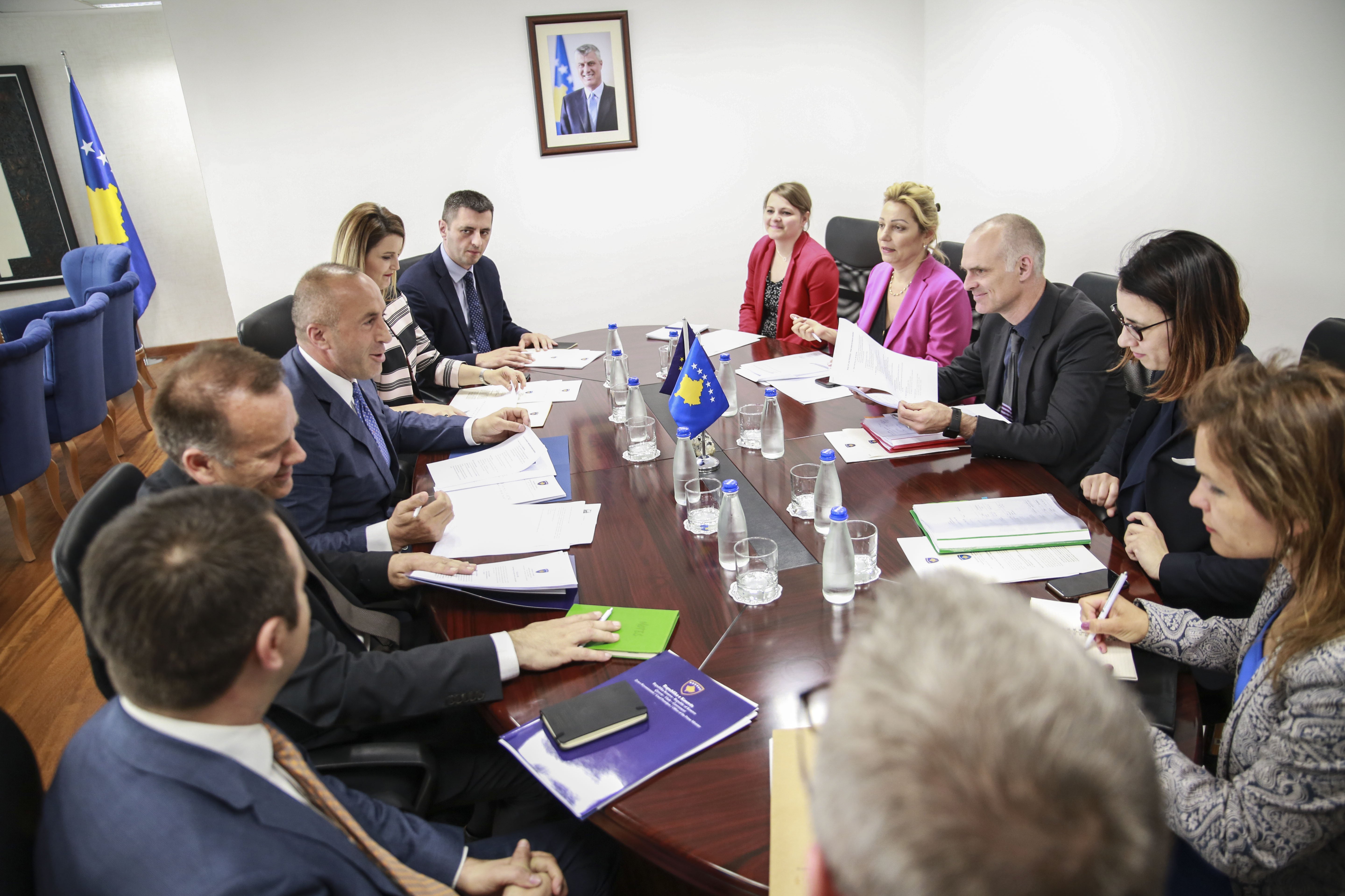 Haradinaj në takim me delegacionin e BE-së, thotë se Kosova është gati për liberalizim